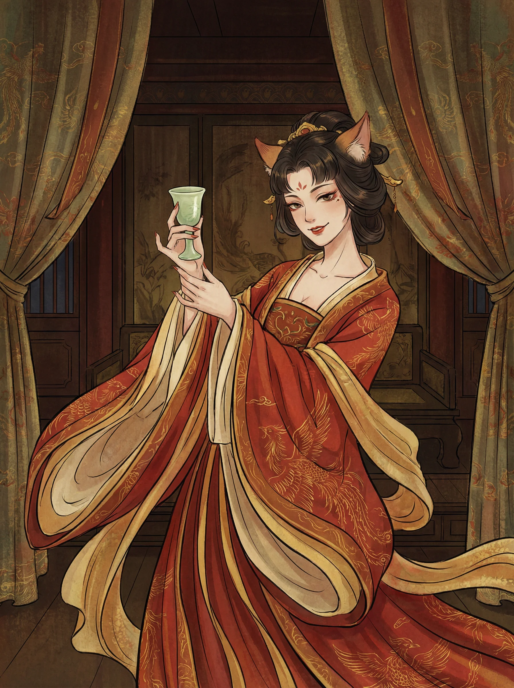 妲己 - 变成黑皮辣妹后和朋友做了未删 封神榜截教动漫角色